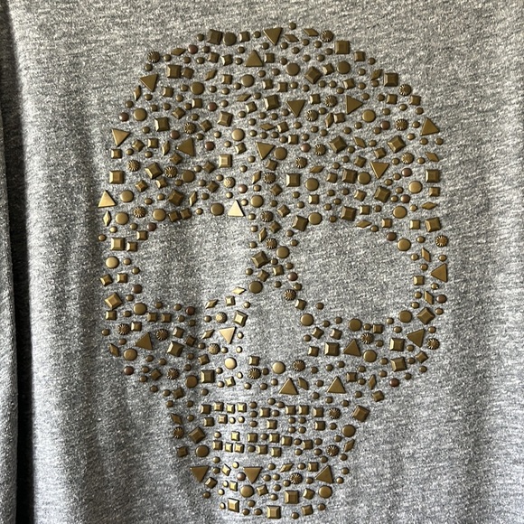 Lucky Brand Gold Stud Skull Tank - Size Medium - Picture 3 of 5